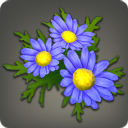 Blue Daisy Corsage