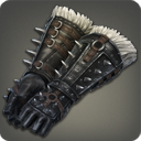 Titanium Gold Spiked Gloves of Fending