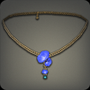 Blue Sweet Pea Necklace