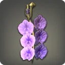 胡蝶蘭耳飾り:紫