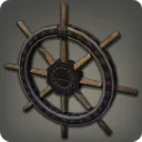 ガレアス船の操舵輪