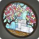 Far Eastern Stained Crystal Roundel