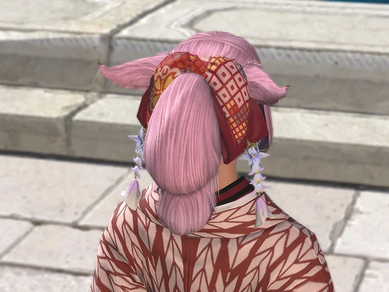 Far Eastern Schoolgirl's Hair Ribbon - Image