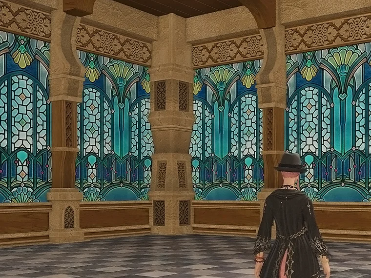 Stained Crystal Interior Wall - Image